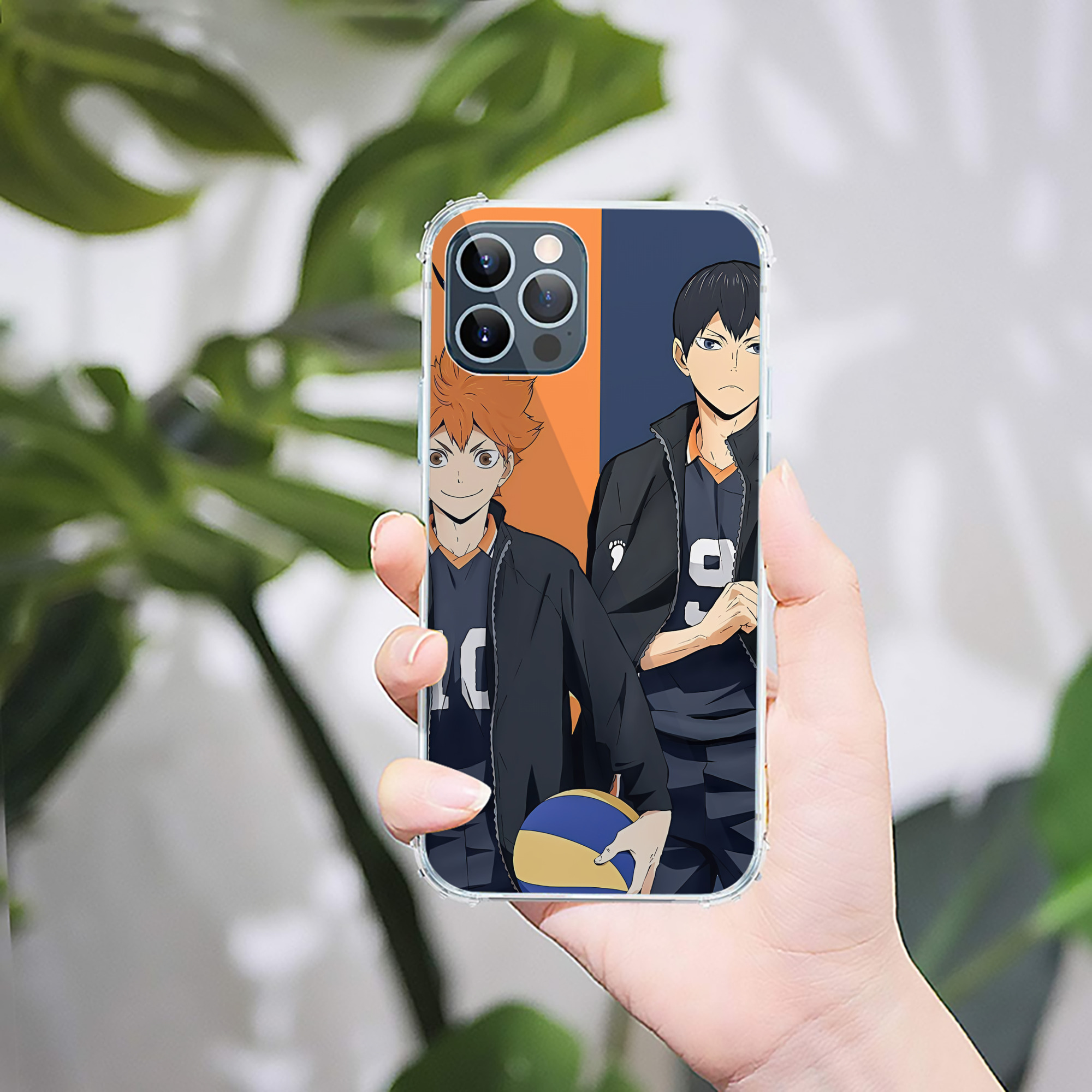 （画像用） ハイキュー!! Haikyu!! 【iPhone 12シリーズ対応】透明スマホケース（クリアソフトケース）